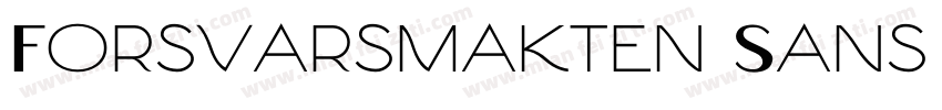 Forsvarsmakten Sans Regular字体转换